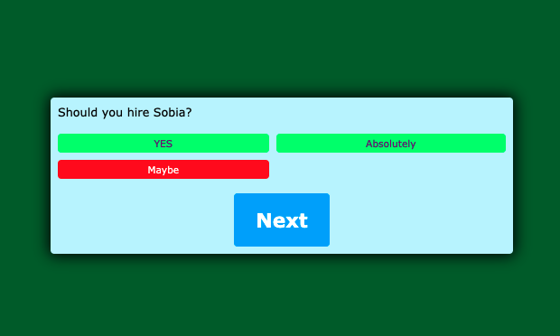 project 1 answer game